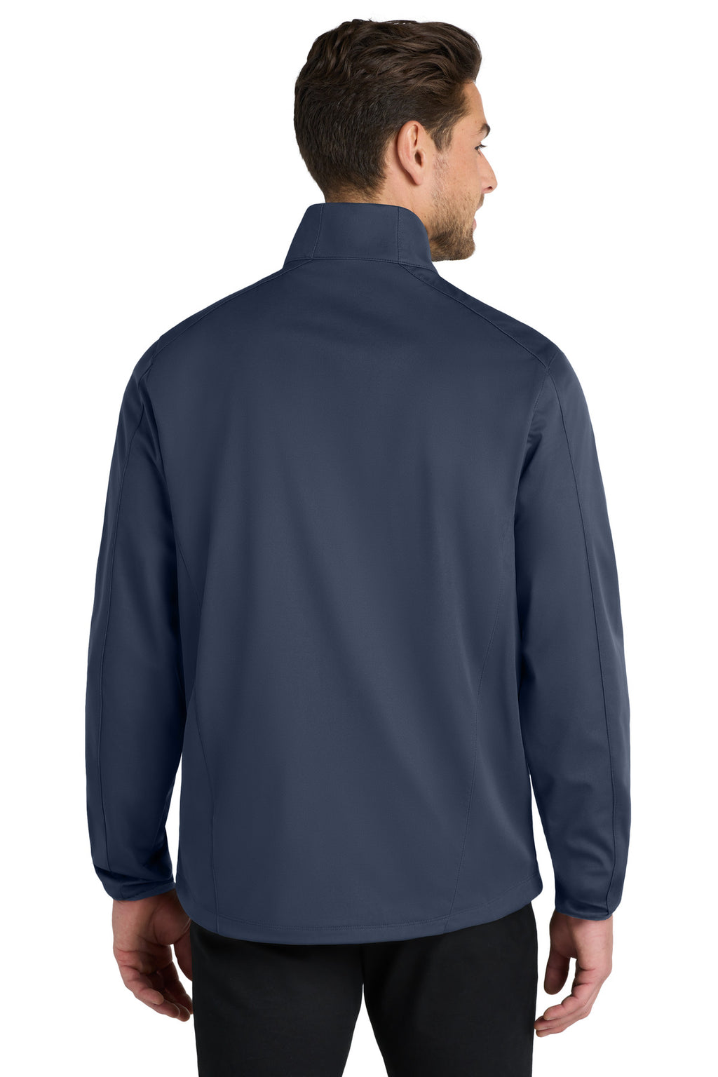 Port Authority Active Soft Shell Jacket. J717 - Dress Blue Navy - back