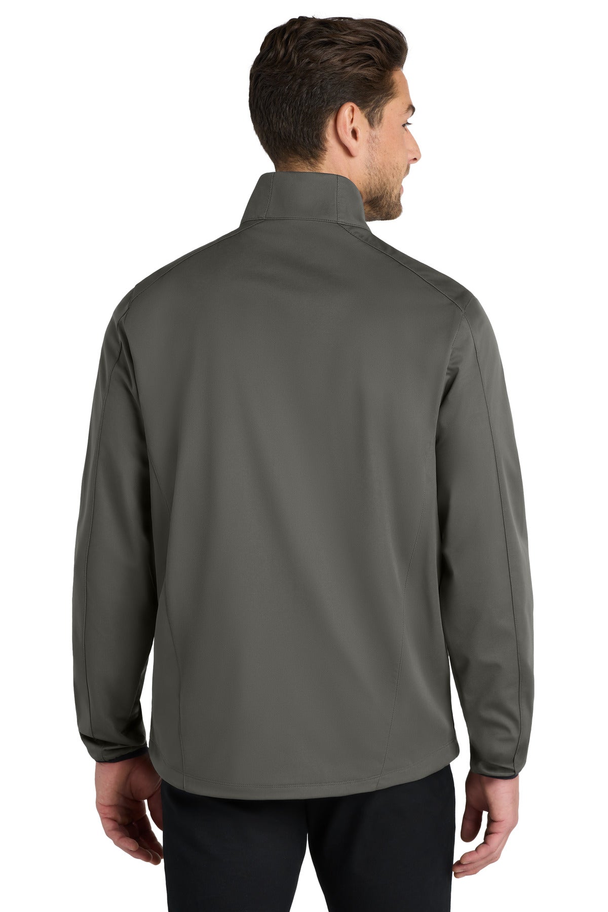 Port Authority Active Soft Shell Jacket. J717 - Grey Steel - back