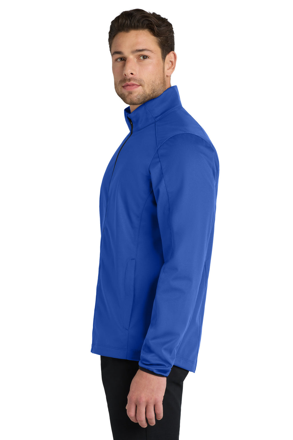 Port Authority Active Soft Shell Jacket. J717 - True Royal - side