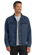 Port Authority Denim Jacket. J7620 - Denim Blue - front