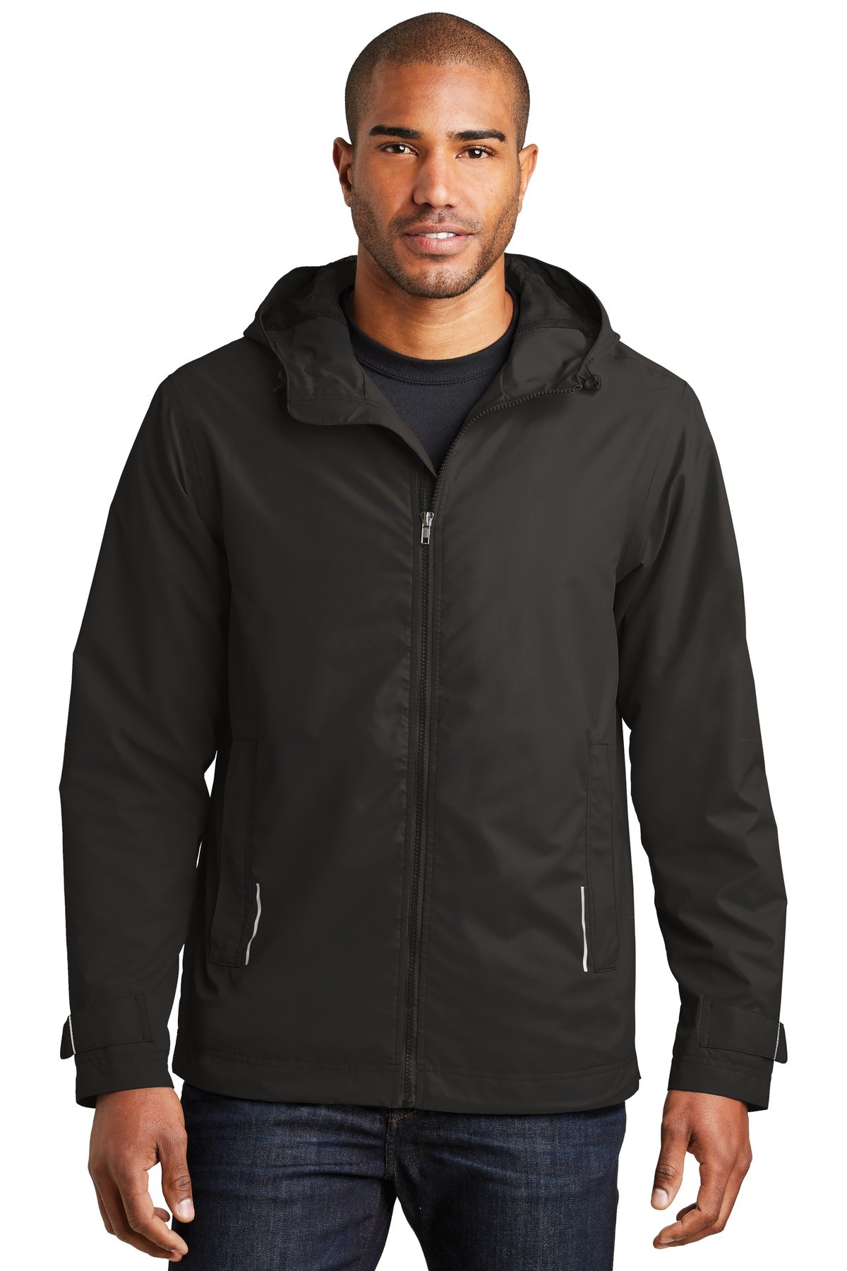Port Authority Northwest Slicker. J7710 - Black - front