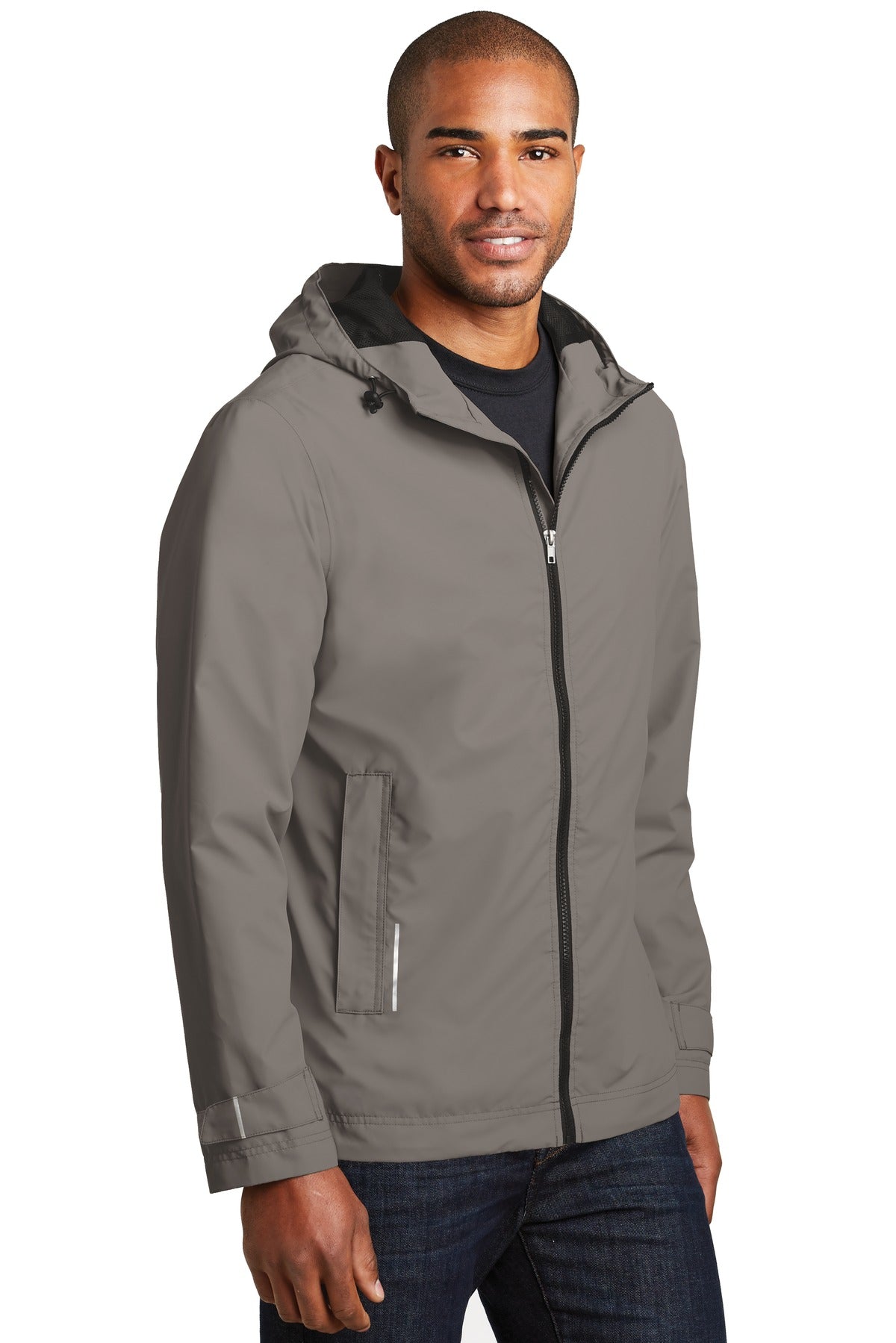 Port Authority Northwest Slicker. J7710 - Northern Grey - three_q