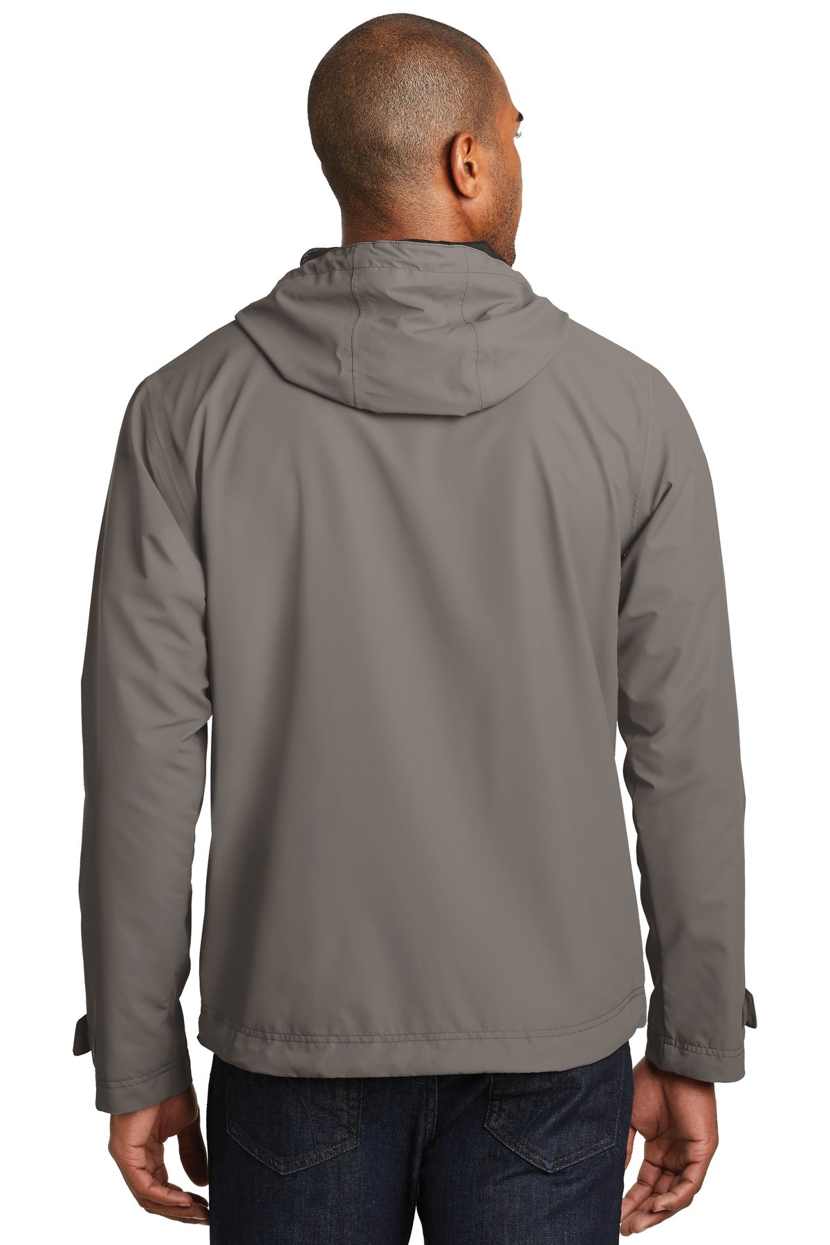 Port Authority Northwest Slicker. J7710 - Northern Grey - back