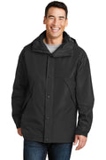 Port Authority 3-in-1 Jacket. J777 - Black/ Black - front
