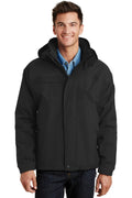 Port Authority Nootka Jacket. J792 - Black/ Black - front