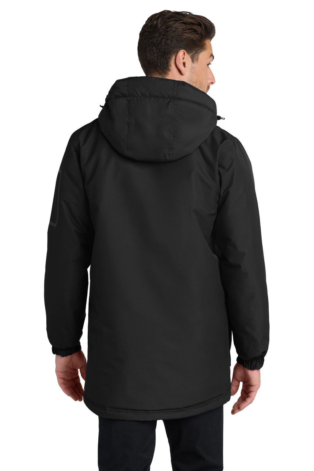 Port Authority Heavyweight Parka. J799 - Black - back