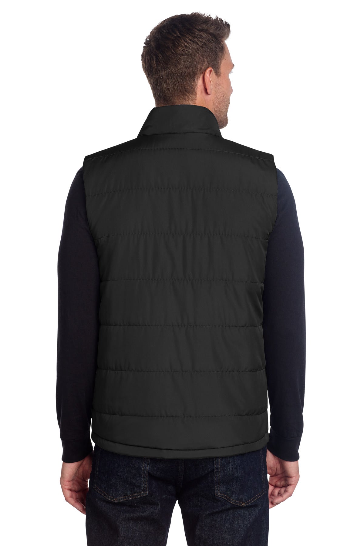 Port Authority Puffer Vest J853 - Deep Black - back