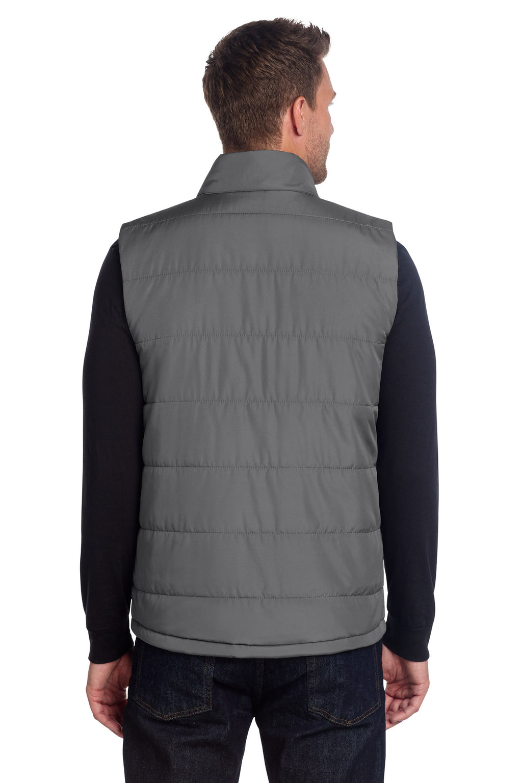 Port Authority Puffer Vest J853 - Shadow Grey - back