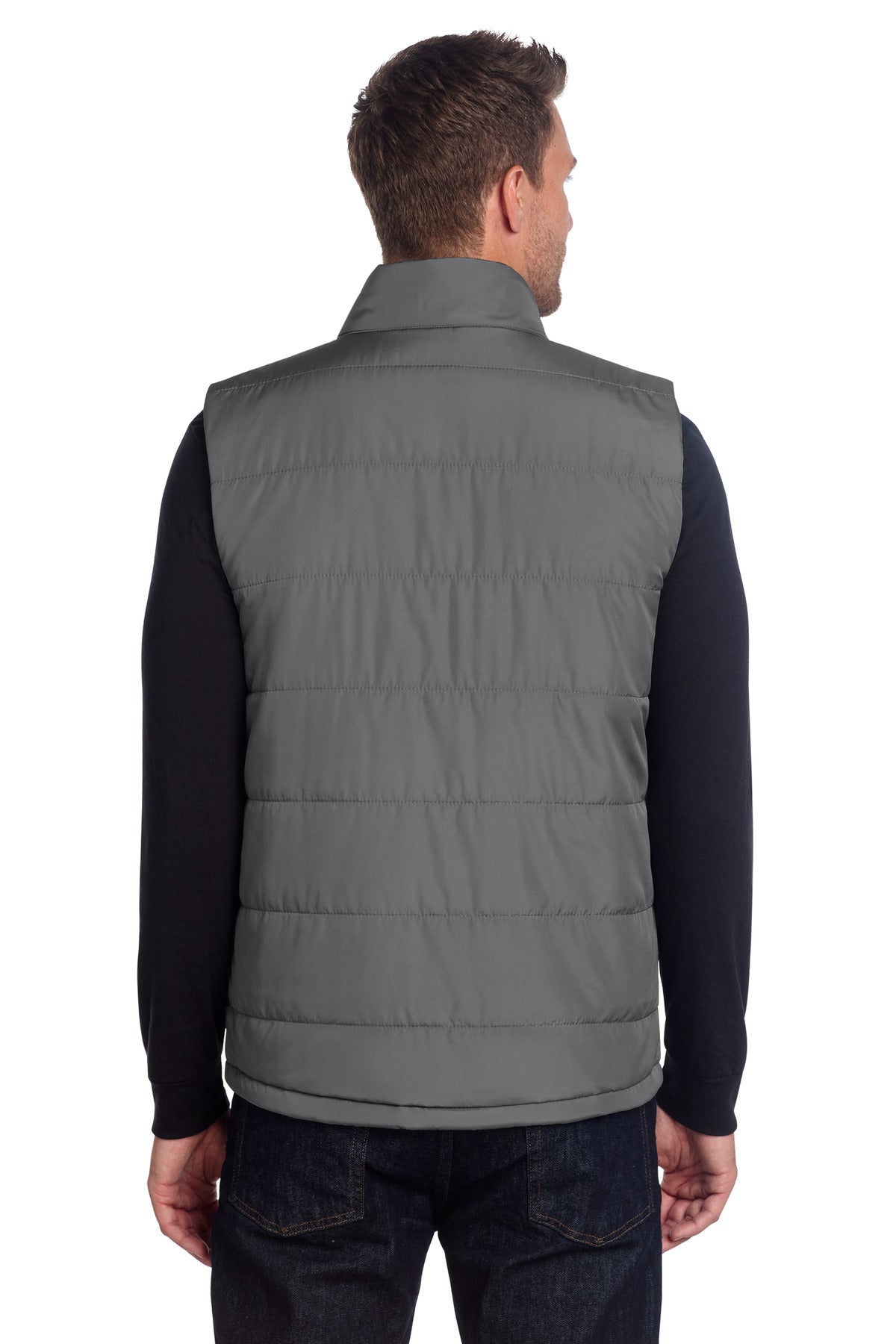 Port Authority Puffer Vest J853 - Shadow Grey - back