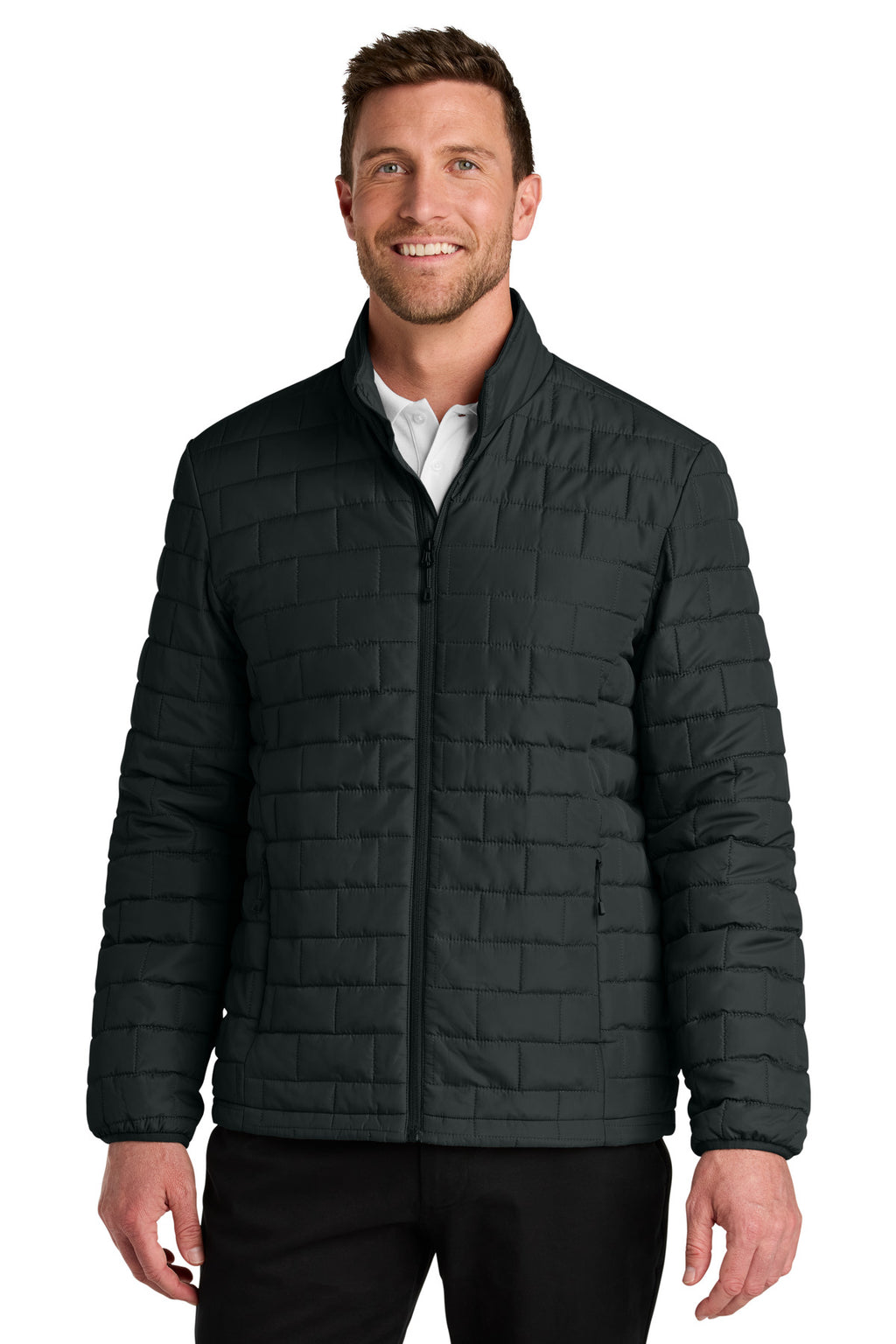 Port Authority C-FREE Brick Jacket J854 - Deep Black - front