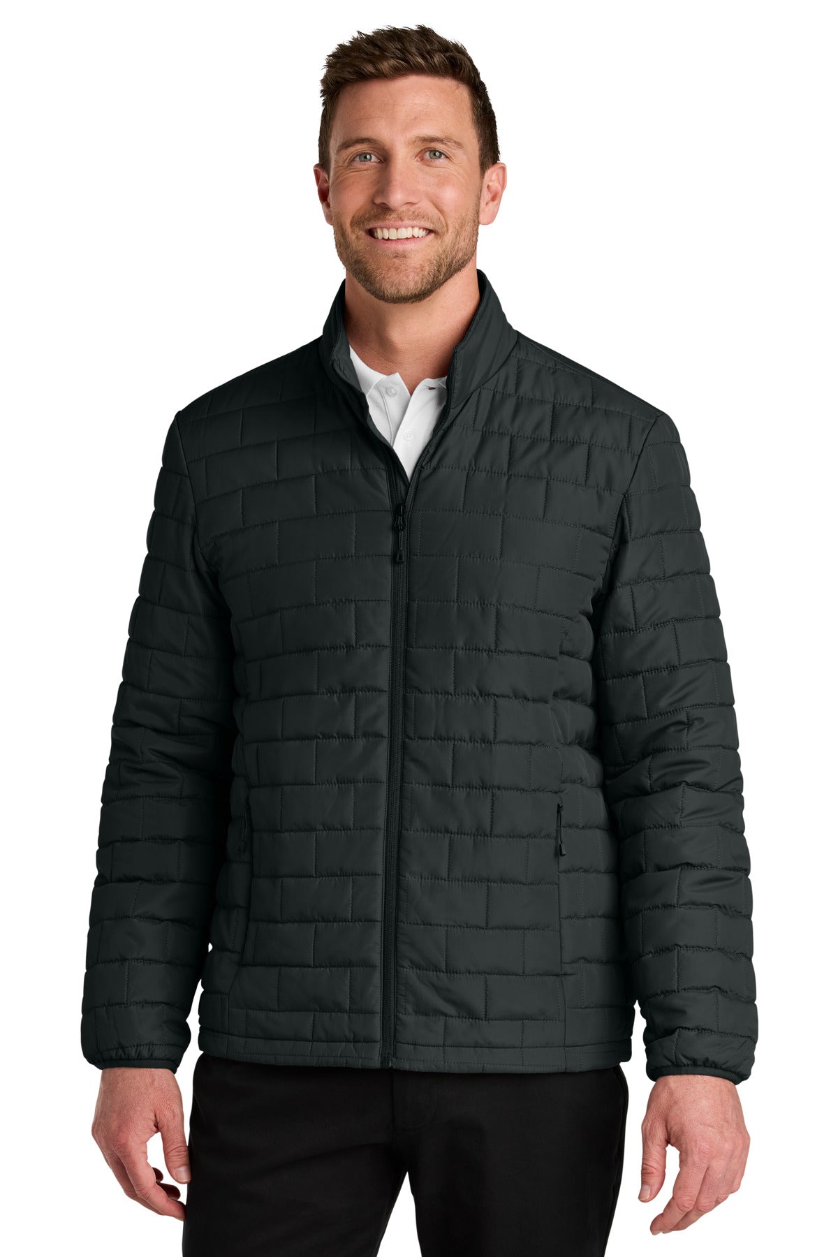 Port Authority C-FREE Brick Jacket J854 - Deep Black - front