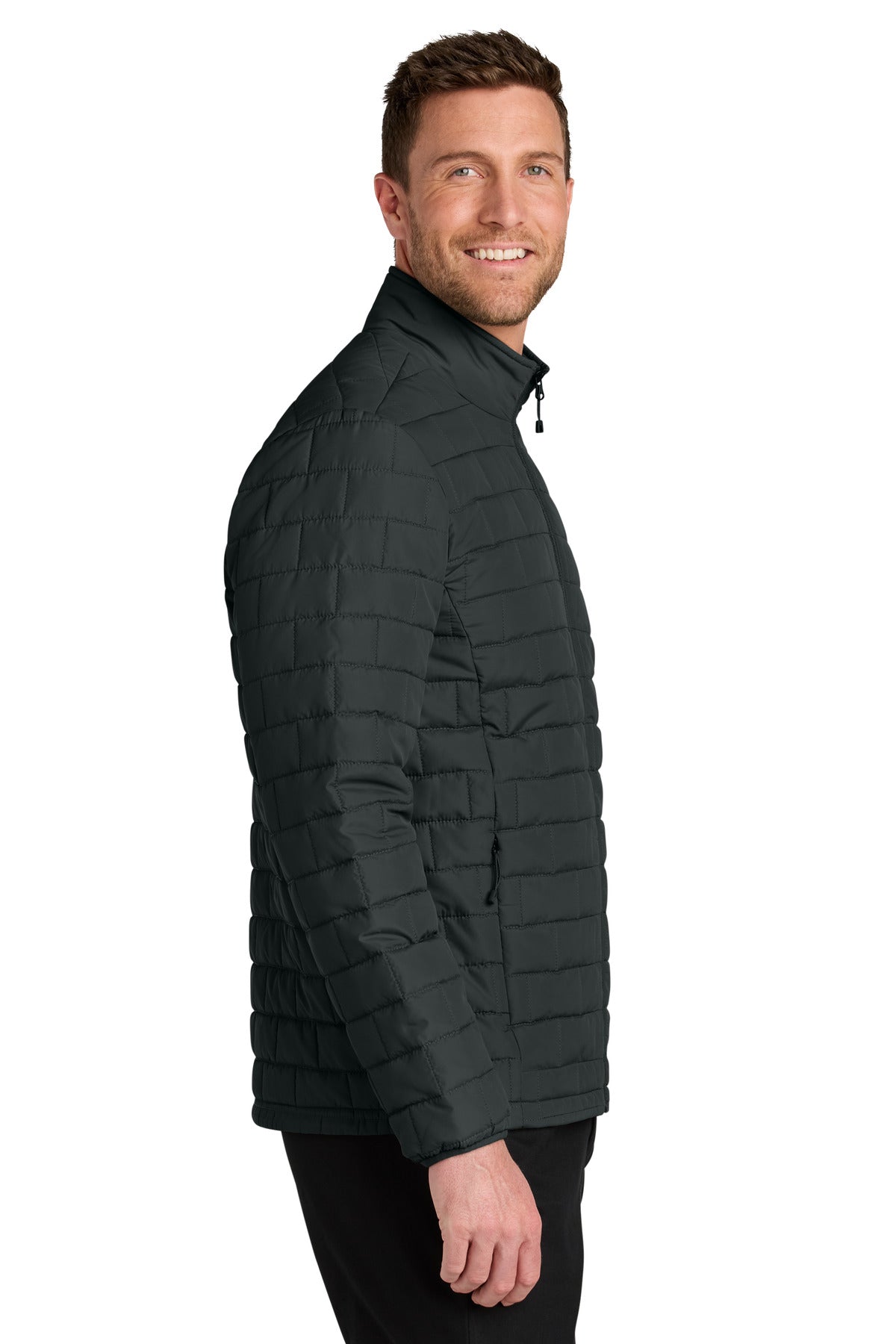 Port Authority C-FREE Brick Jacket J854 - Deep Black - side