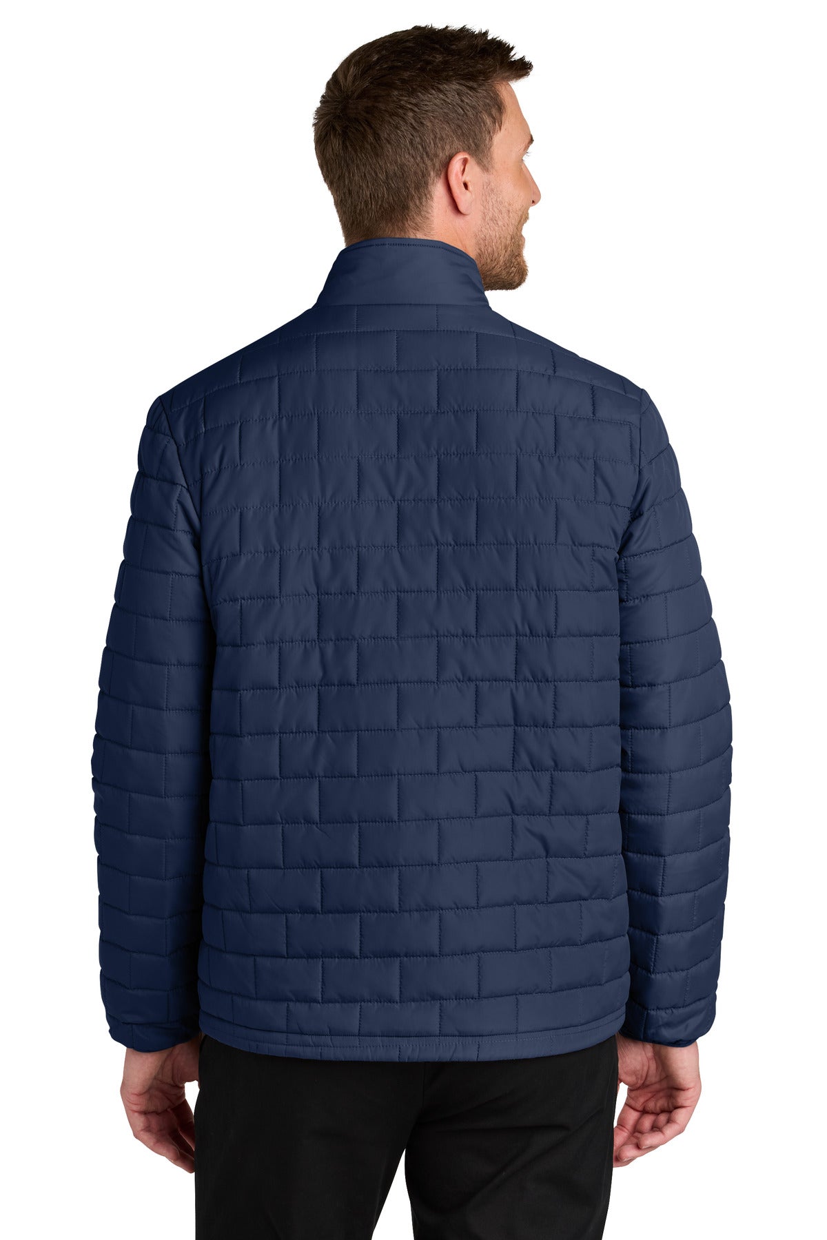 Port Authority C-FREE Brick Jacket J854 - True Navy - back