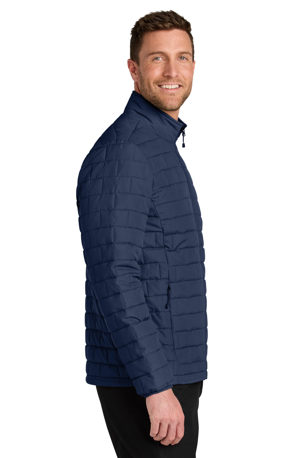 Port Authority C-FREE Brick Jacket J854 - True Navy - side