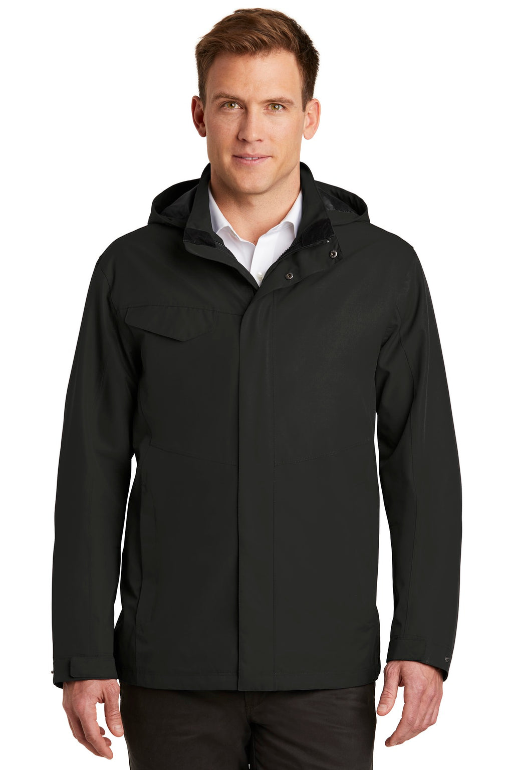 Port Authority Collective Outer Shell Jacket. J900 - Deep Black - front