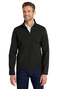Port Authority Collective Soft Shell Jacket. J901 - Deep Black - front