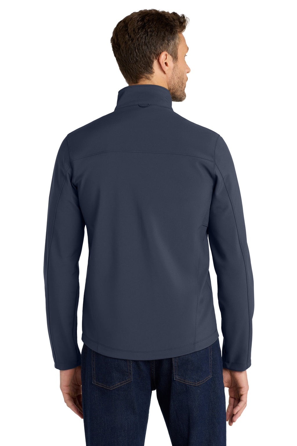 Port Authority Collective Soft Shell Jacket. J901 - River Blue Navy - back