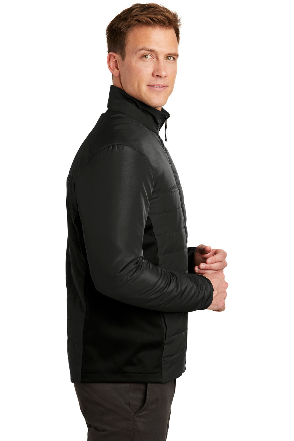 Port Authority Collective Insulated Jacket. J902 - Deep Black - side