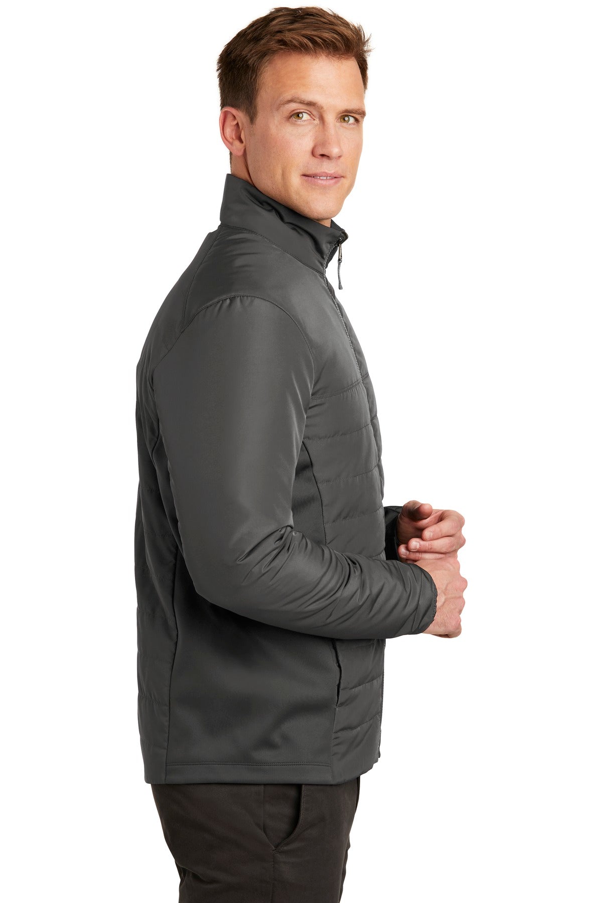 Port Authority Collective Insulated Jacket. J902 - Graphite - side