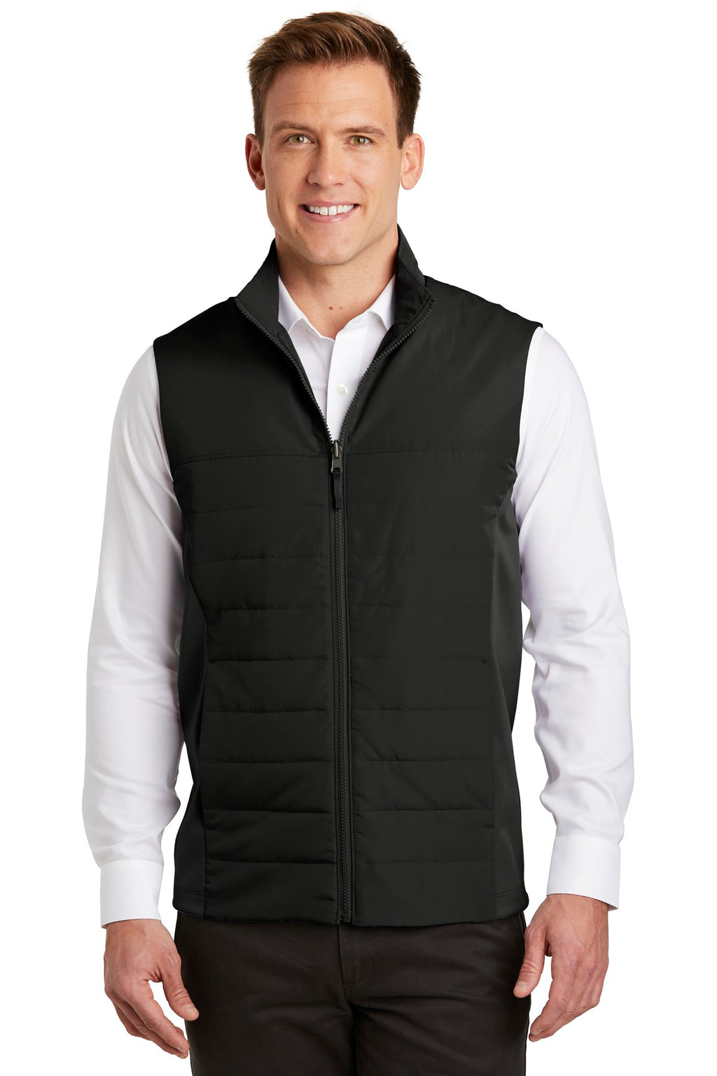 Port Authority Collective Insulated Vest. J903 - Deep Black - front