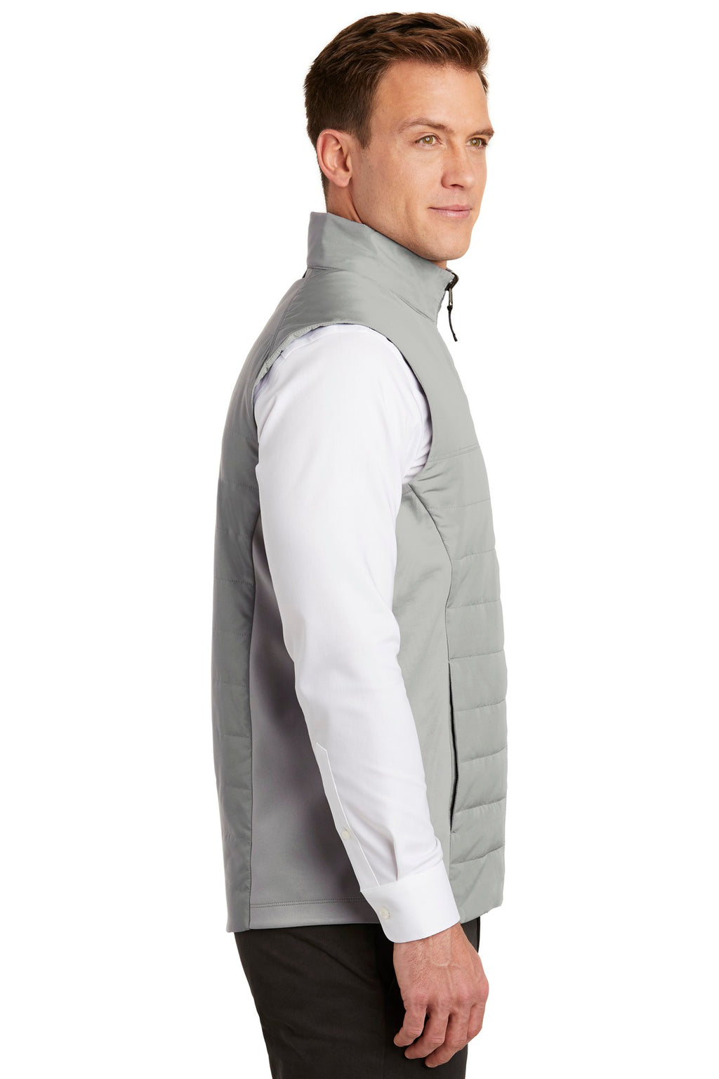 Port Authority Collective Insulated Vest. J903 - Gusty Grey - side