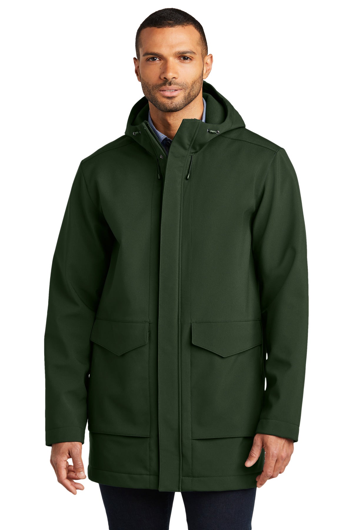 Port Authority Collective Outer Soft Shell Parka J919 - Dark Olive Green - front