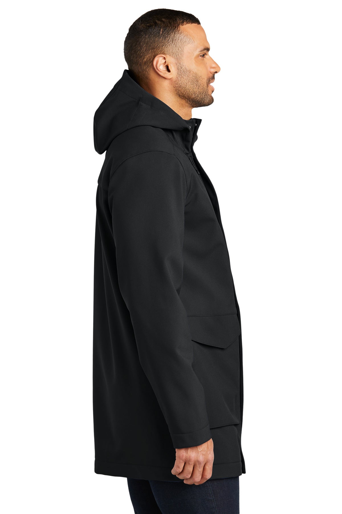 Port Authority Collective Outer Soft Shell Parka J919 - Deep Black - side