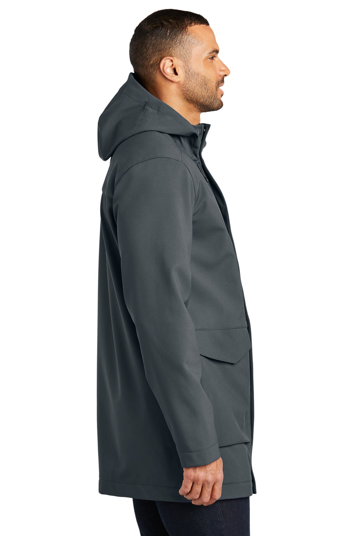 Port Authority Collective Outer Soft Shell Parka J919 - Graphite - side