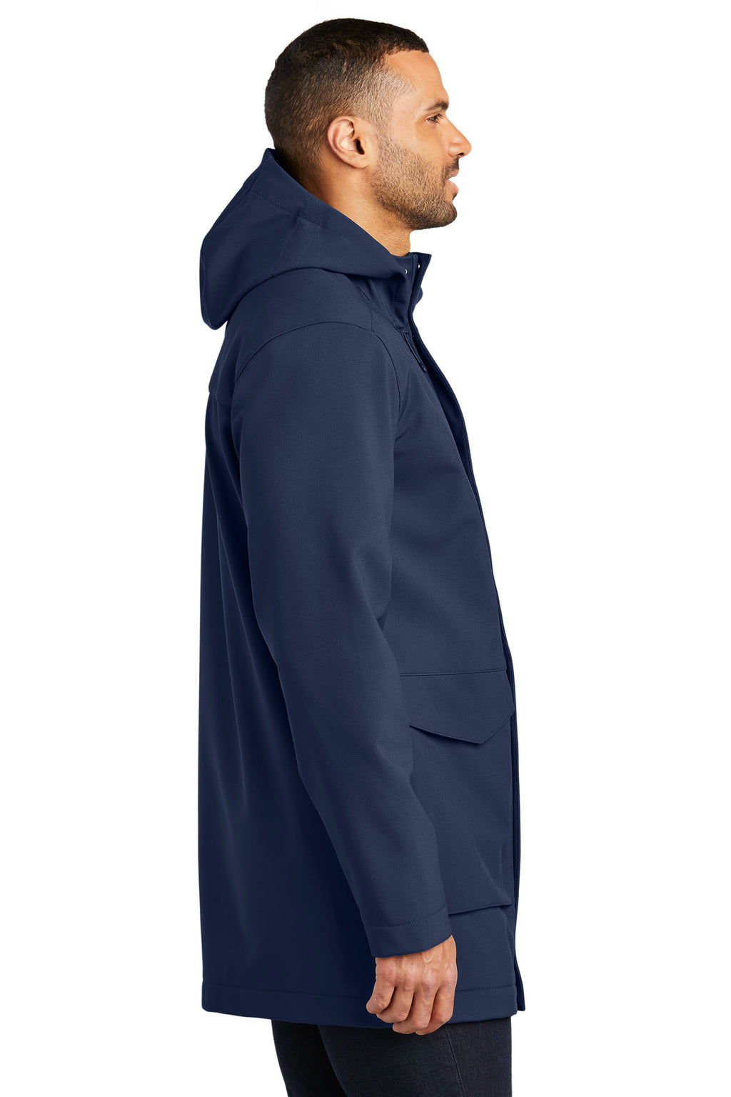 Port Authority Collective Outer Soft Shell Parka J919 - River Blue Navy - side
