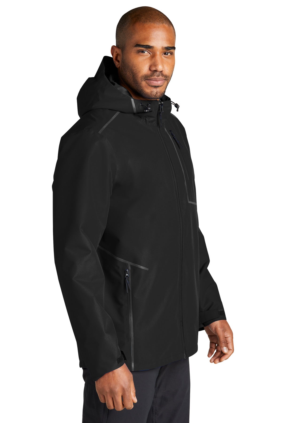 Port Authority Collective Tech Outer Shell Jacket J920 - Deep Black - three_q