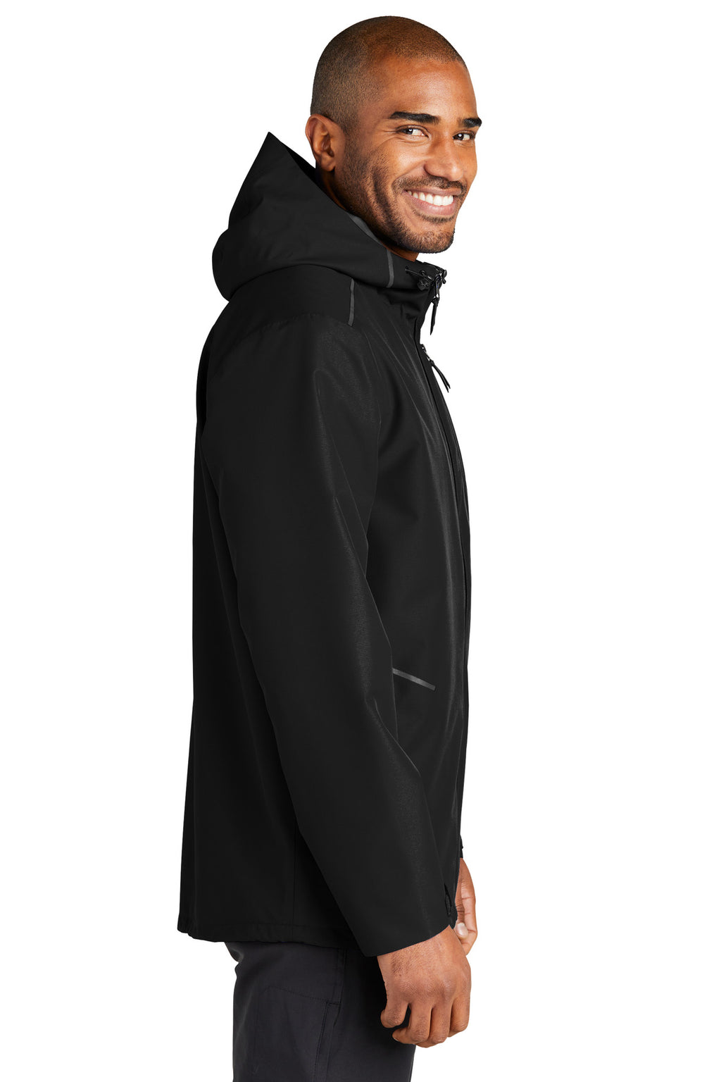 Port Authority Collective Tech Outer Shell Jacket J920 - Deep Black - side
