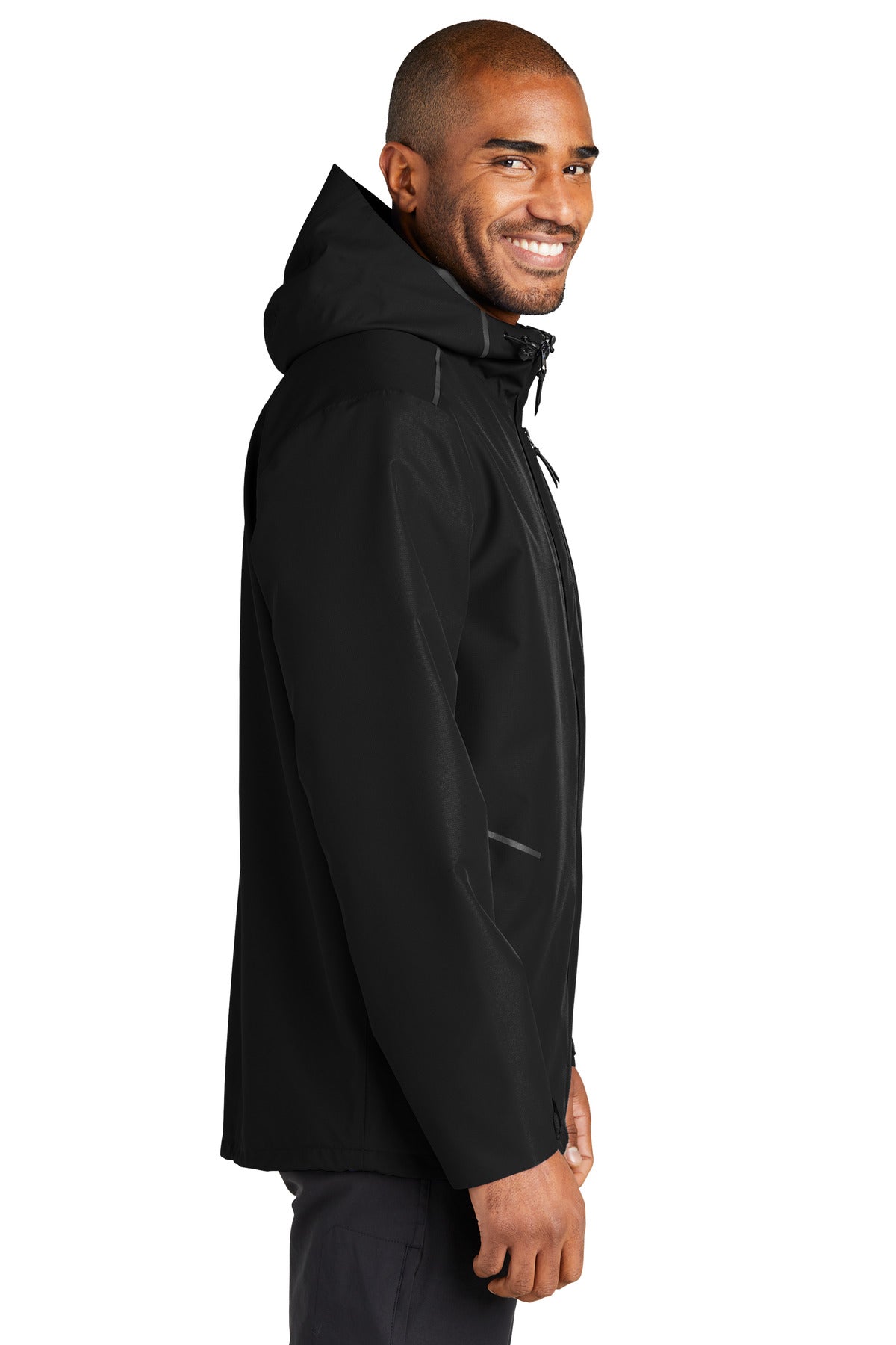 Port Authority Collective Tech Outer Shell Jacket J920 - Deep Black - side
