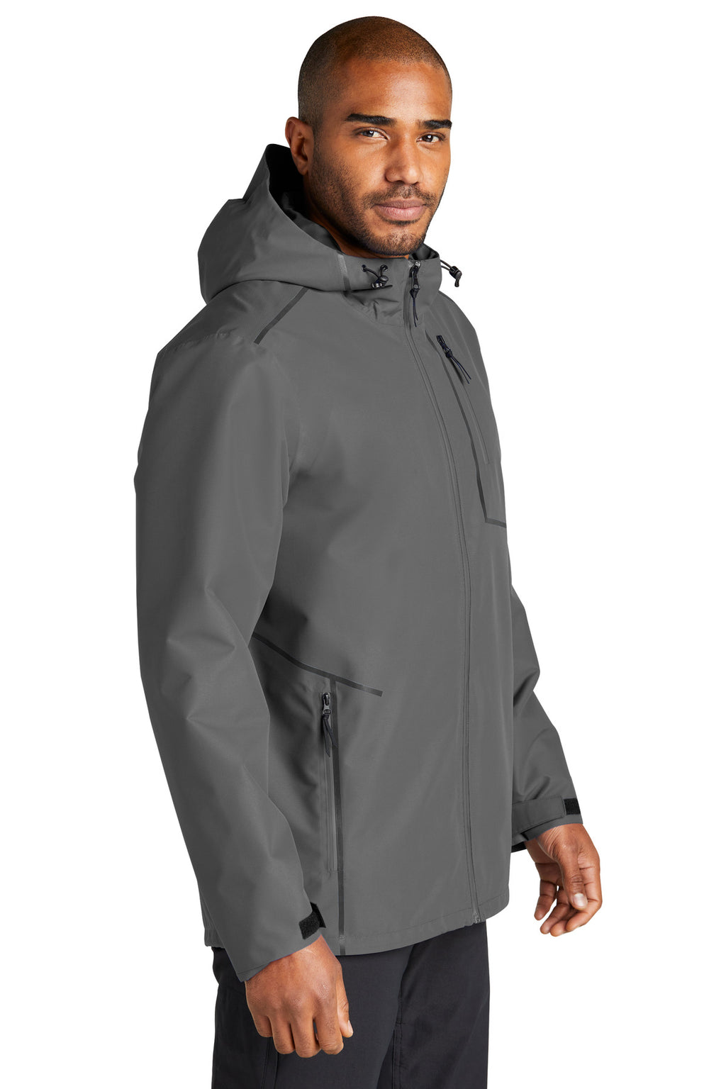 Port Authority Collective Tech Outer Shell Jacket J920 - Graphite - three_q