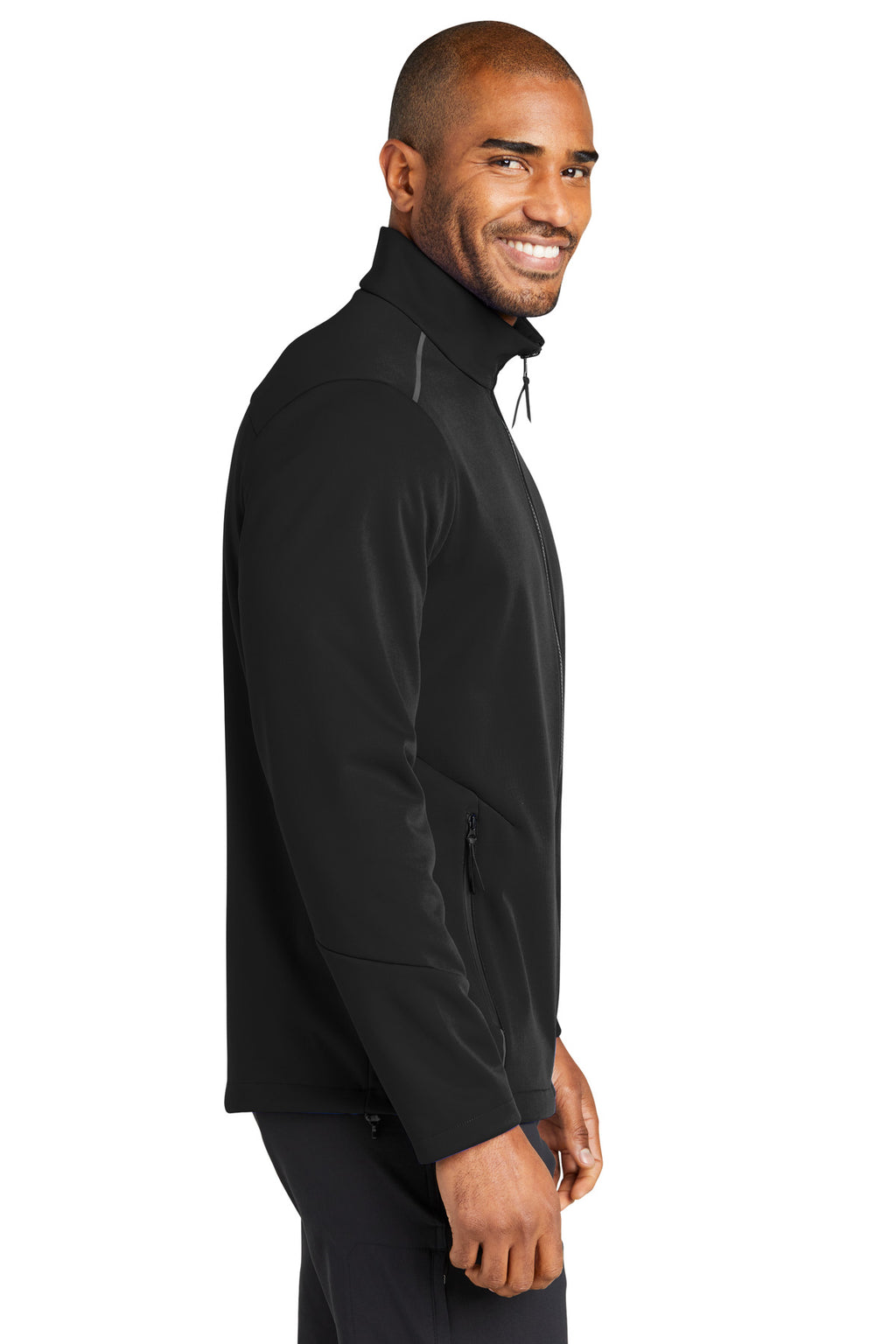 Port Authority Collective Tech Soft Shell Jacket J921 - Deep Black - side
