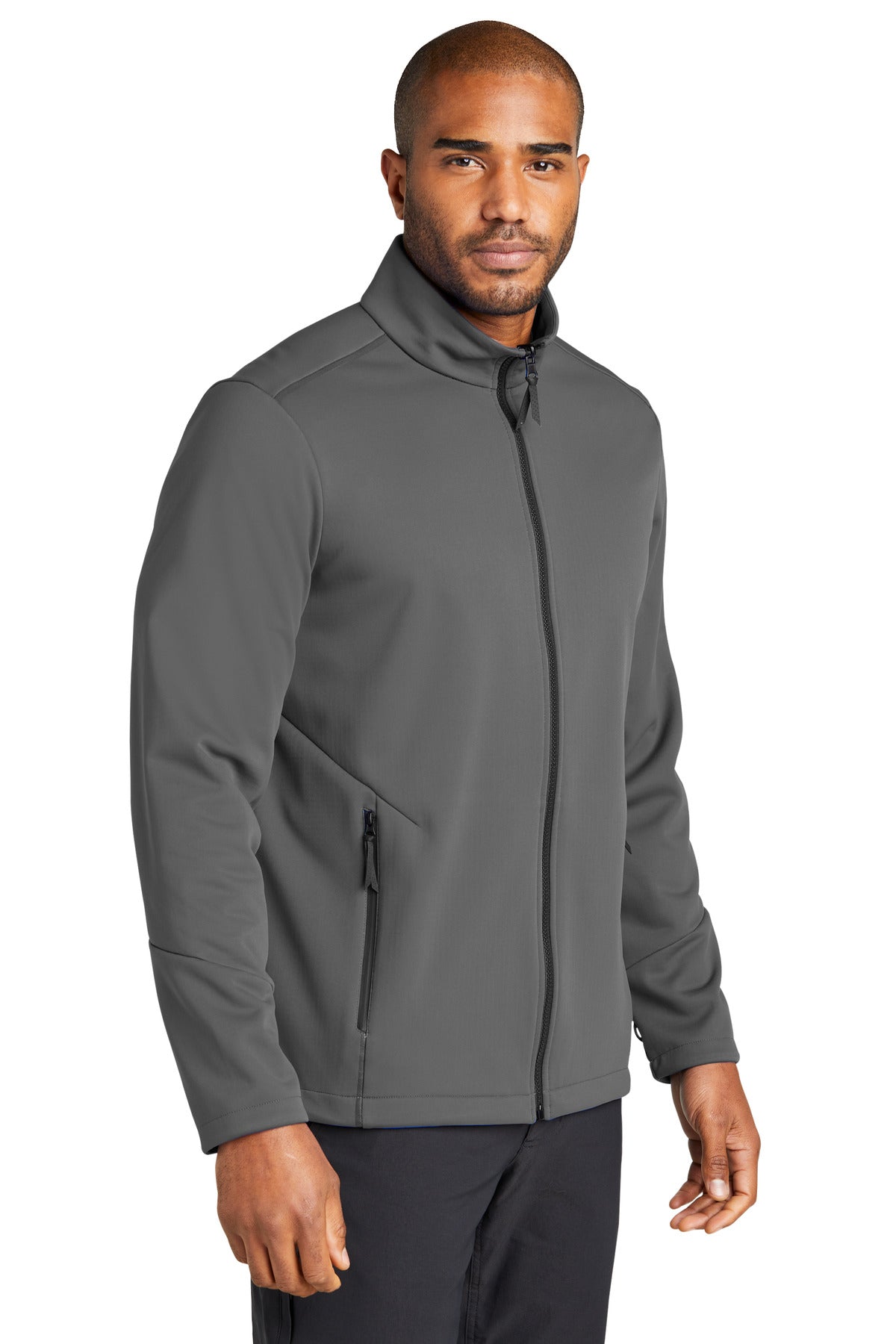 Port Authority Collective Tech Soft Shell Jacket J921 - Graphite - three_q