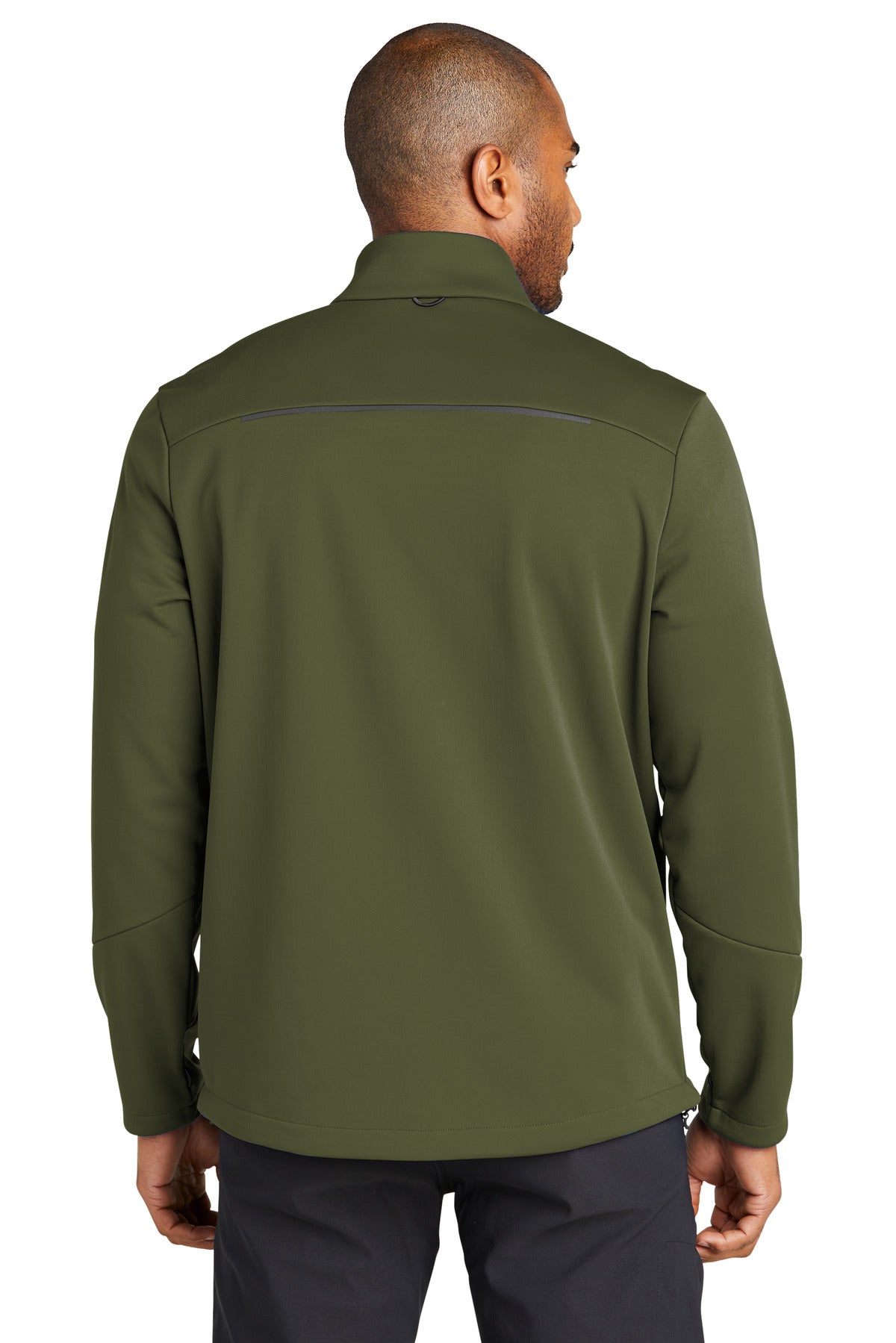 Port Authority Collective Tech Soft Shell Jacket J921 - Olive Green - back