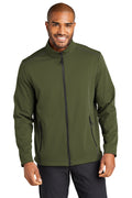 Port Authority Collective Tech Soft Shell Jacket J921 - Olive Green - front