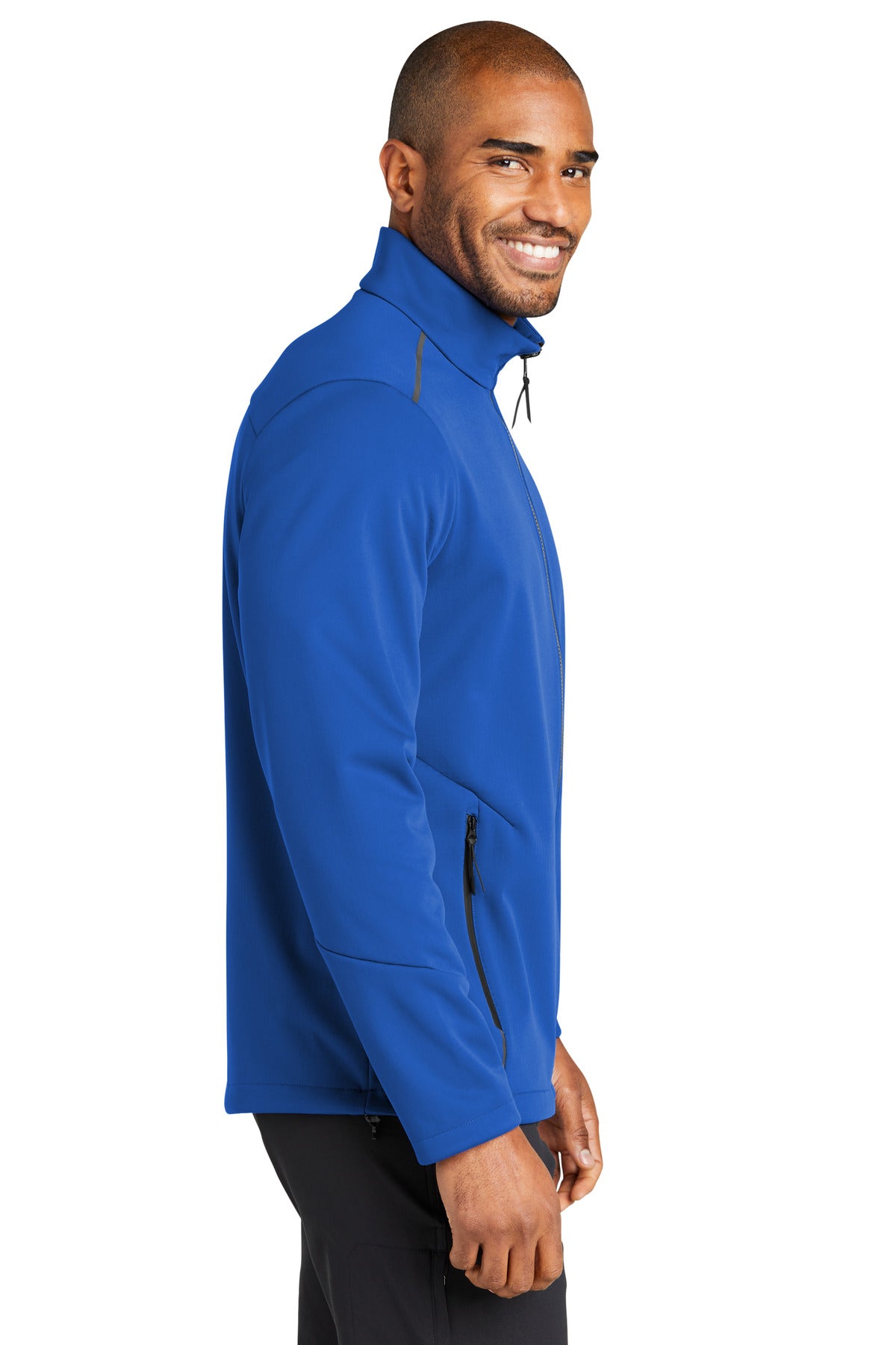 Port Authority Collective Tech Soft Shell Jacket J921 - True Royal - side