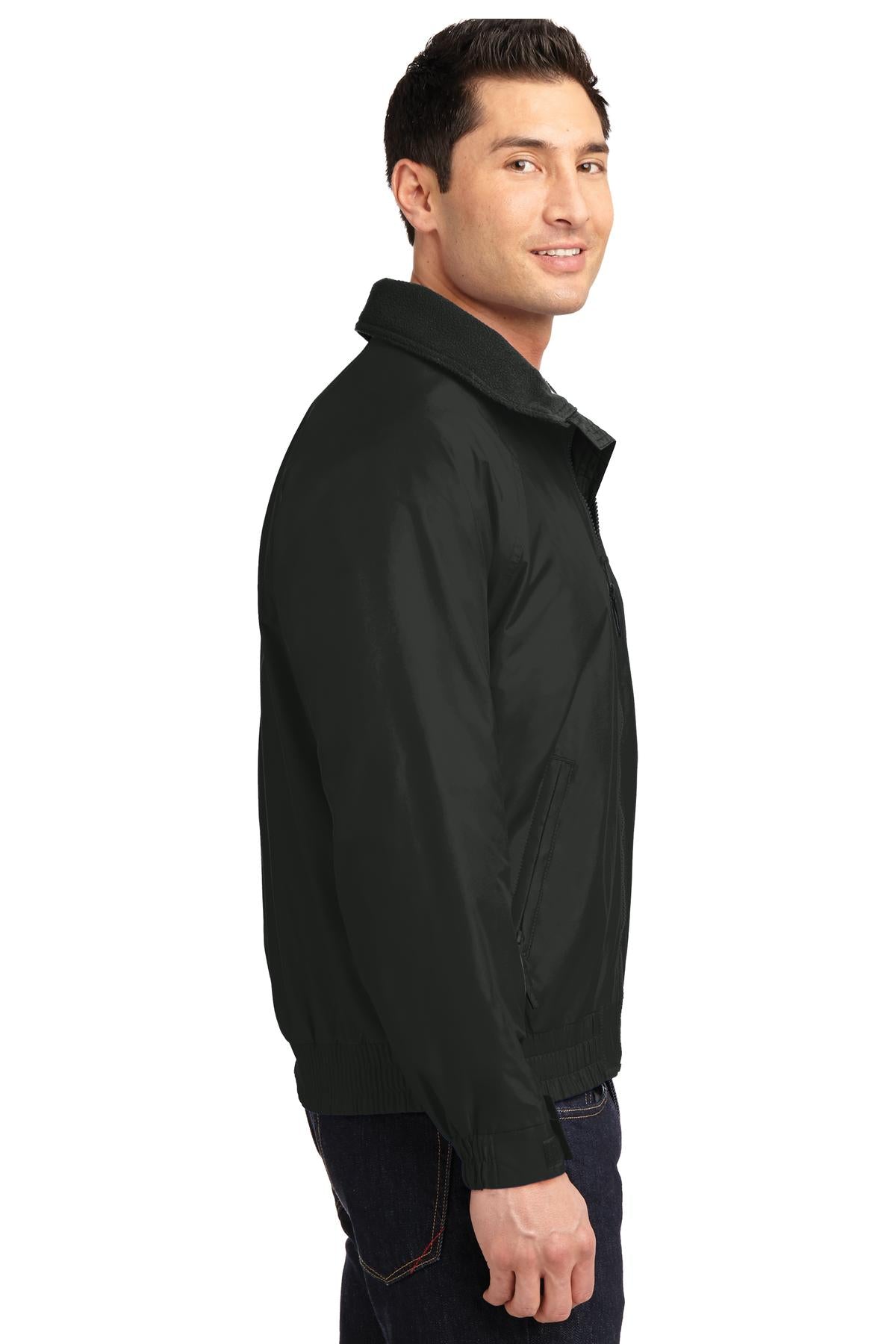 Port Authority Competitor Jacket. JP54 - True Black/ True Black - side