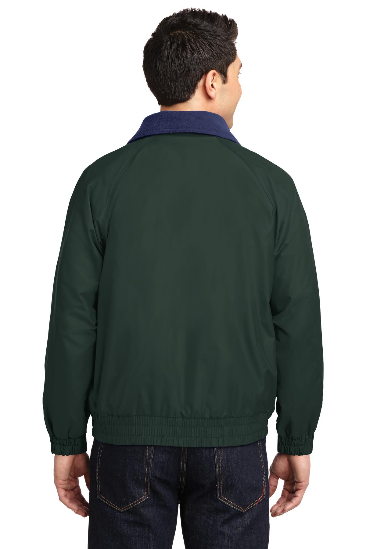 Port Authority Competitor Jacket. JP54 - True Hunter/ True Navy - back