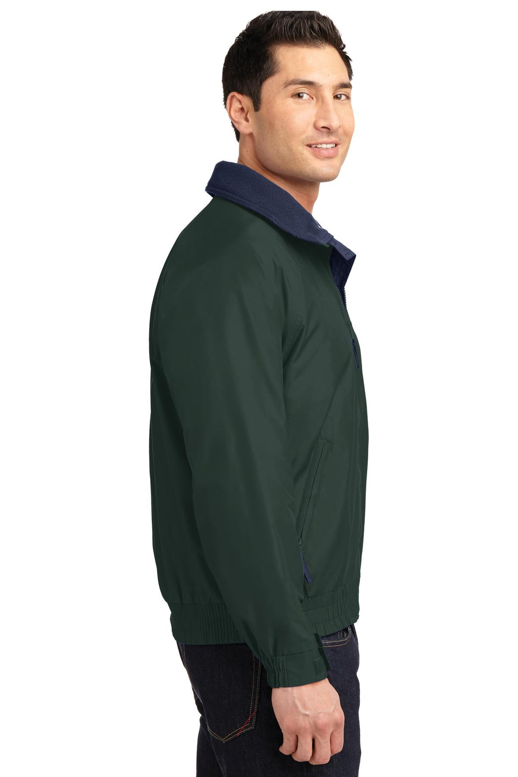 Port Authority Competitor Jacket. JP54 - True Hunter/ True Navy - side