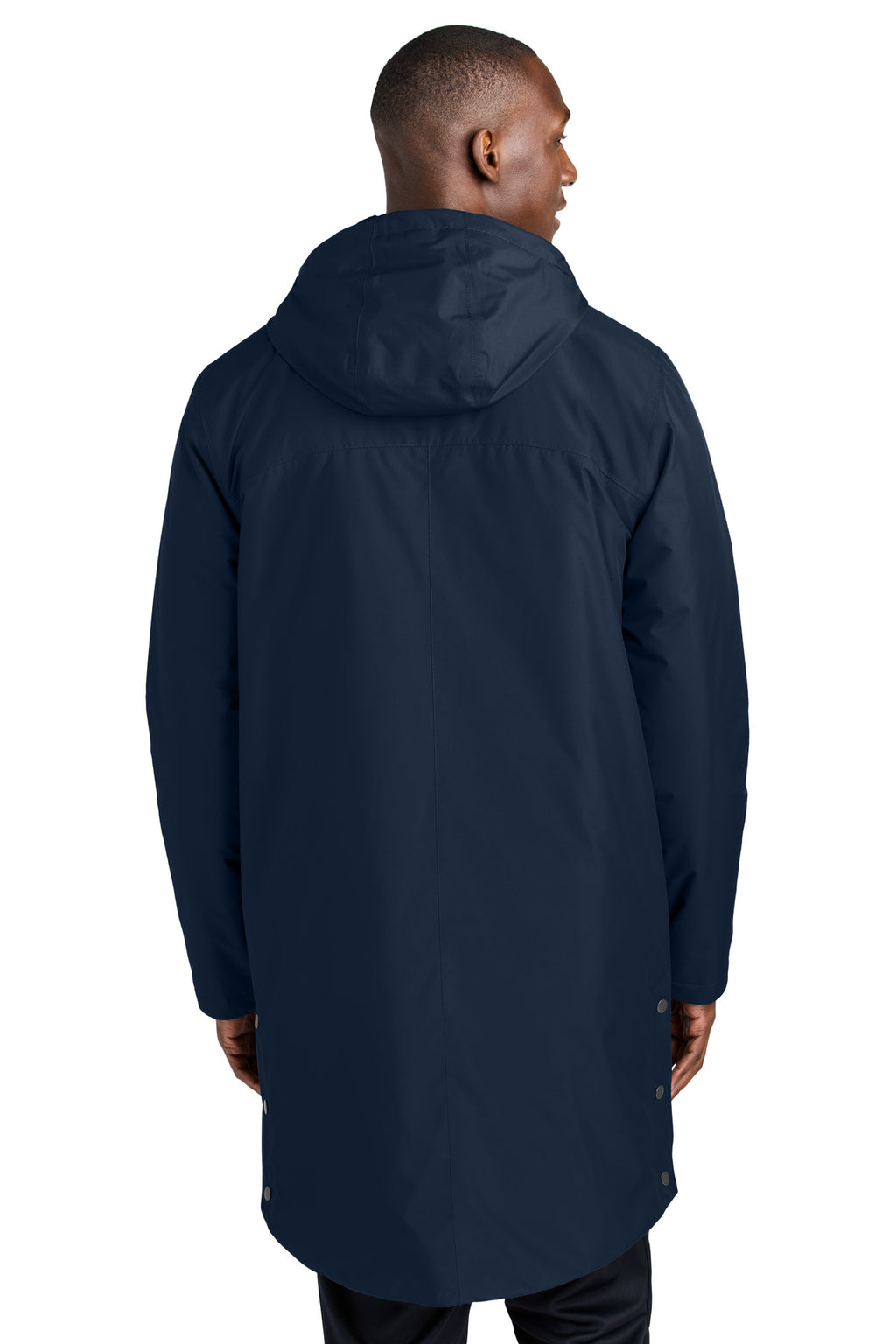 Sport-Tek Waterproof Insulated Sideline Parka JST55 - True Navy - back