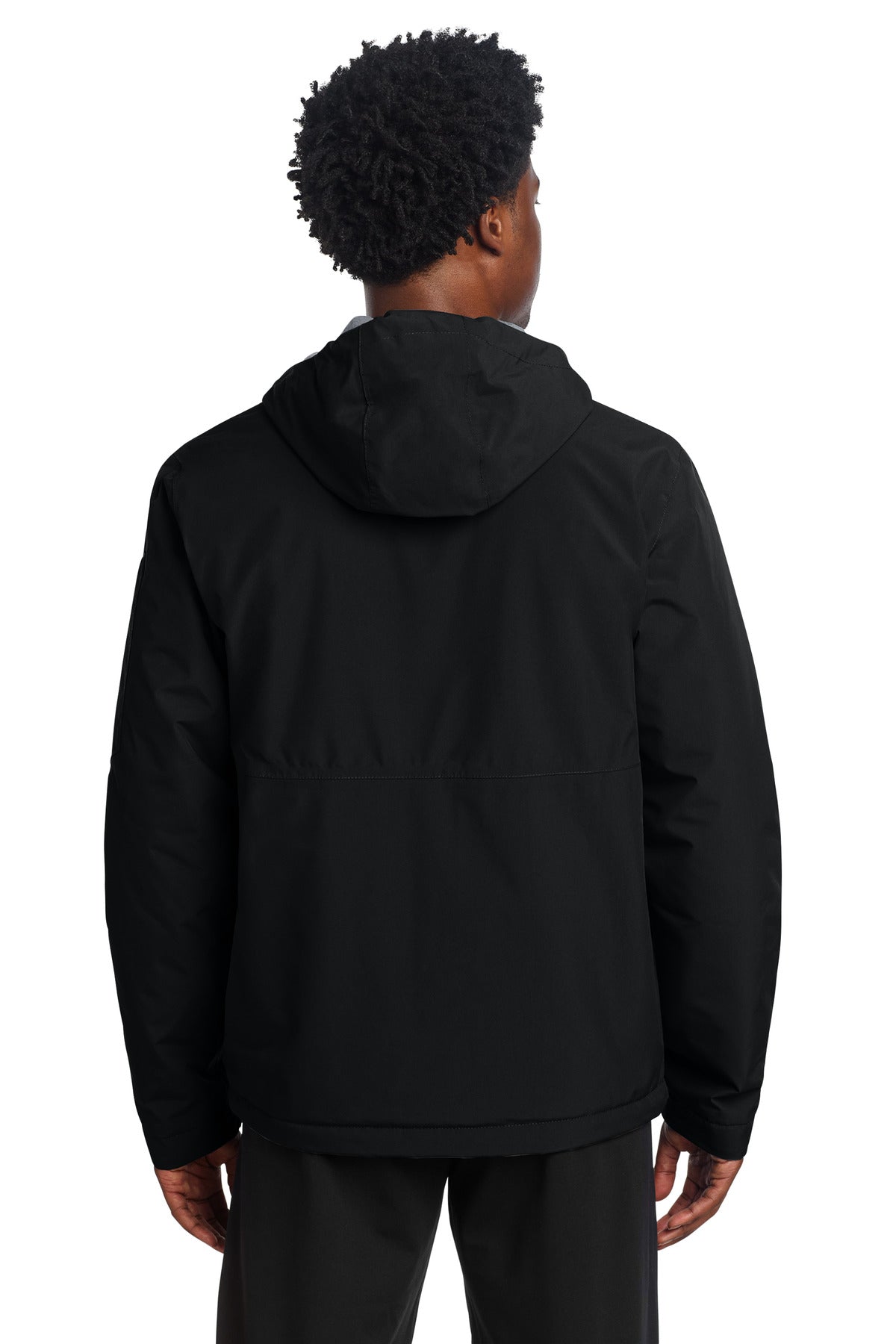 Sport-Tek Waterproof Insulated Jacket JST56 - Black - back