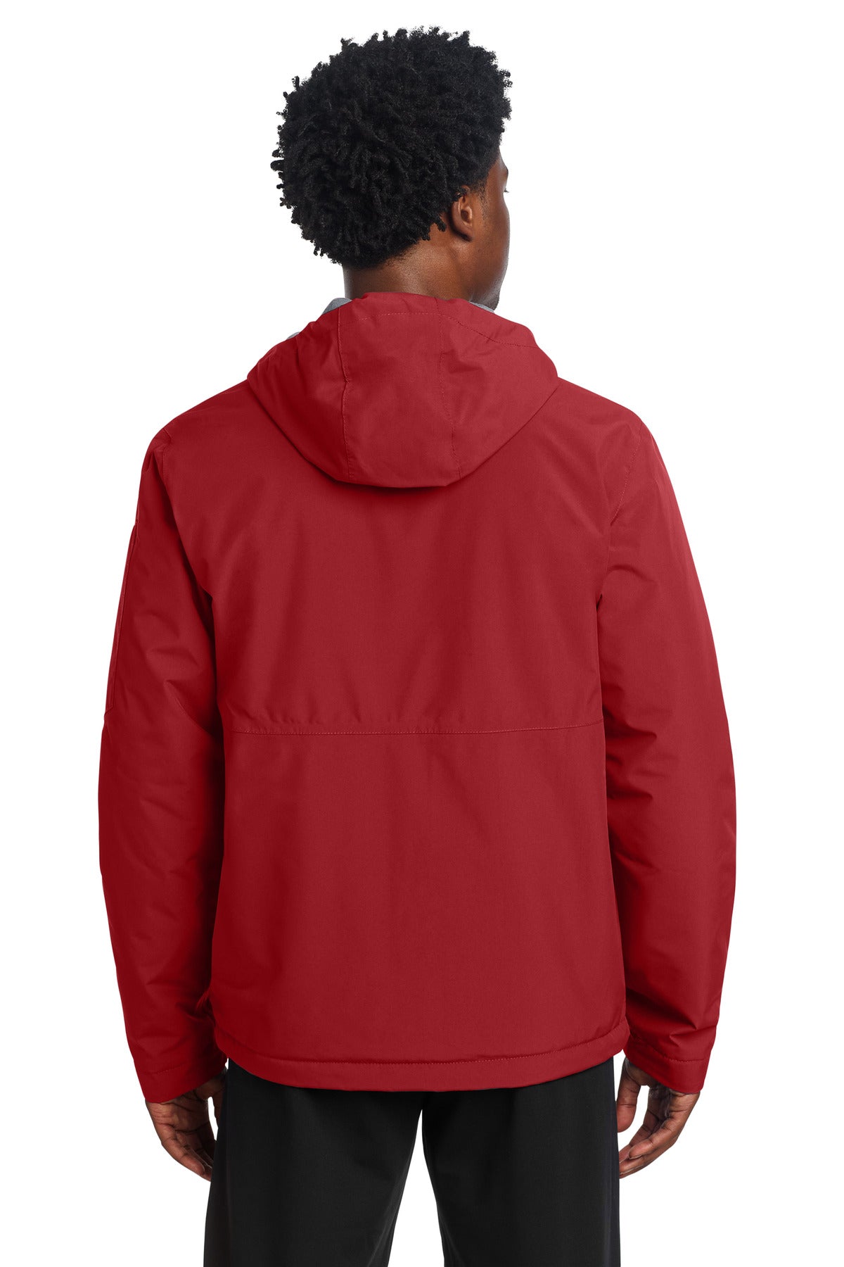 Sport-Tek Waterproof Insulated Jacket JST56 - Deep Red - back