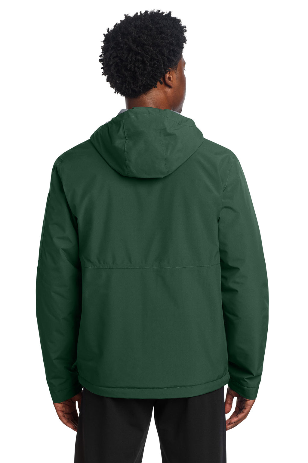 Sport-Tek Waterproof Insulated Jacket JST56 - Forest Green - back