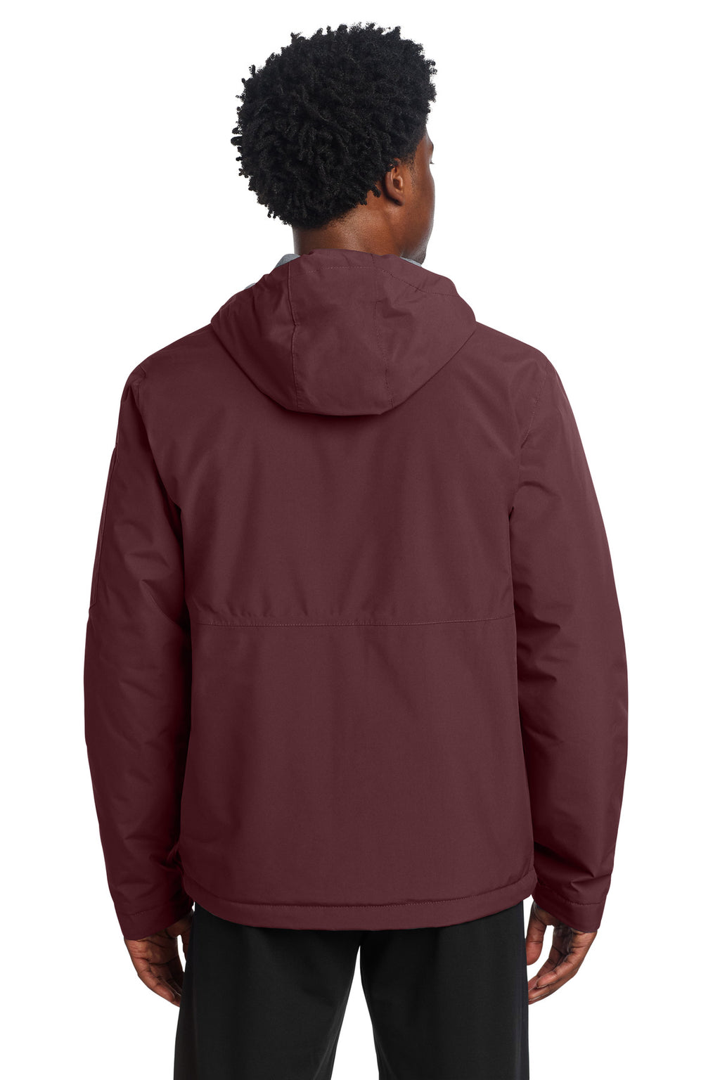 Sport-Tek Waterproof Insulated Jacket JST56 - Maroon - back