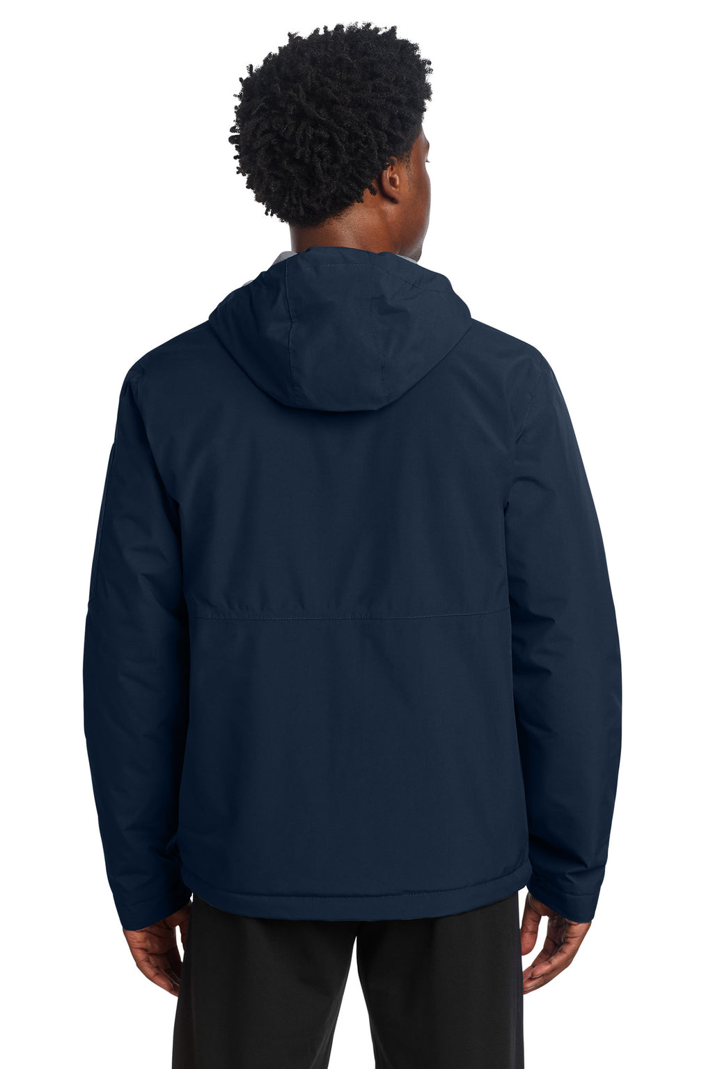 Sport-Tek Waterproof Insulated Jacket JST56 - True Navy - back