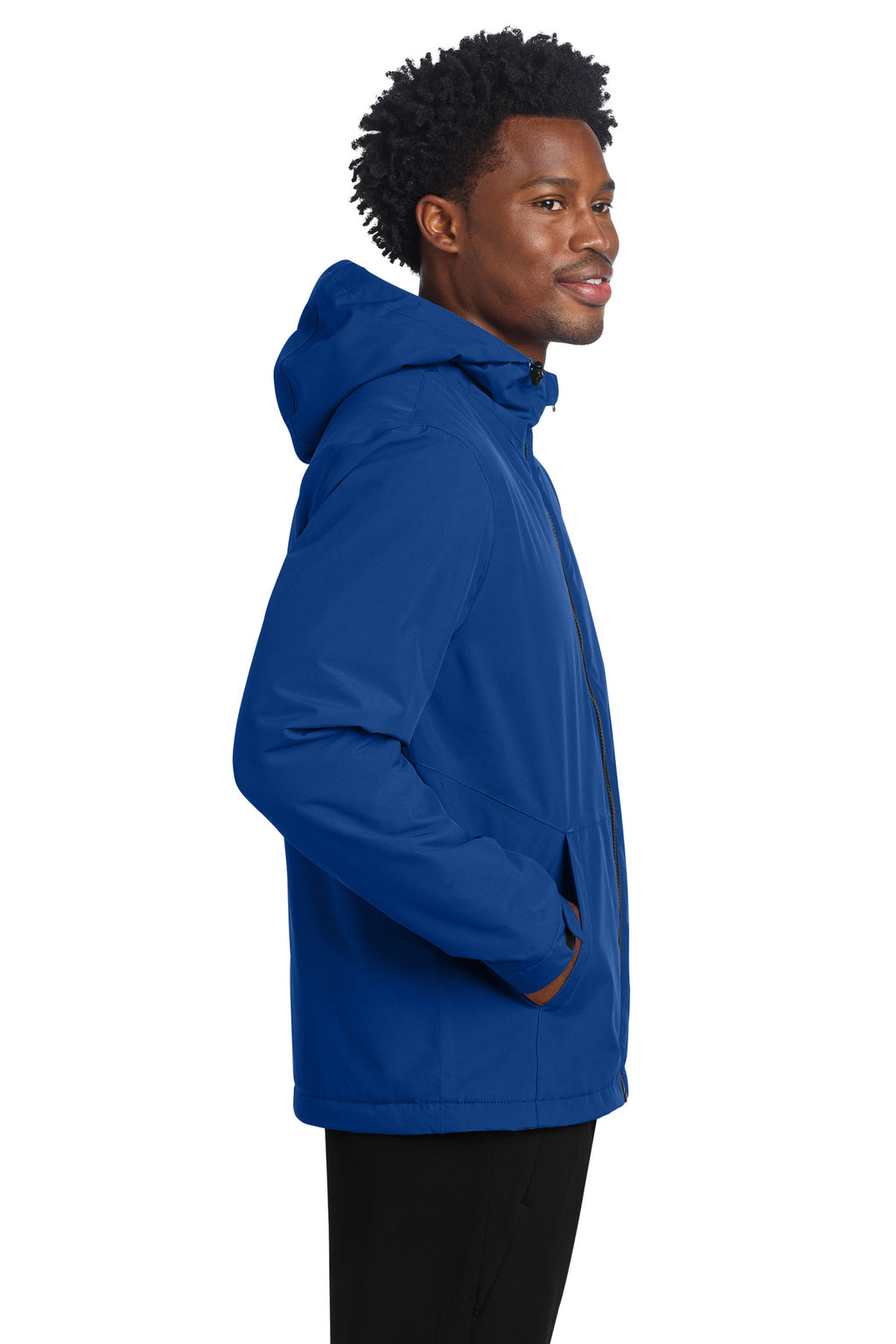 Sport-Tek Waterproof Insulated Jacket JST56 - True Royal - side