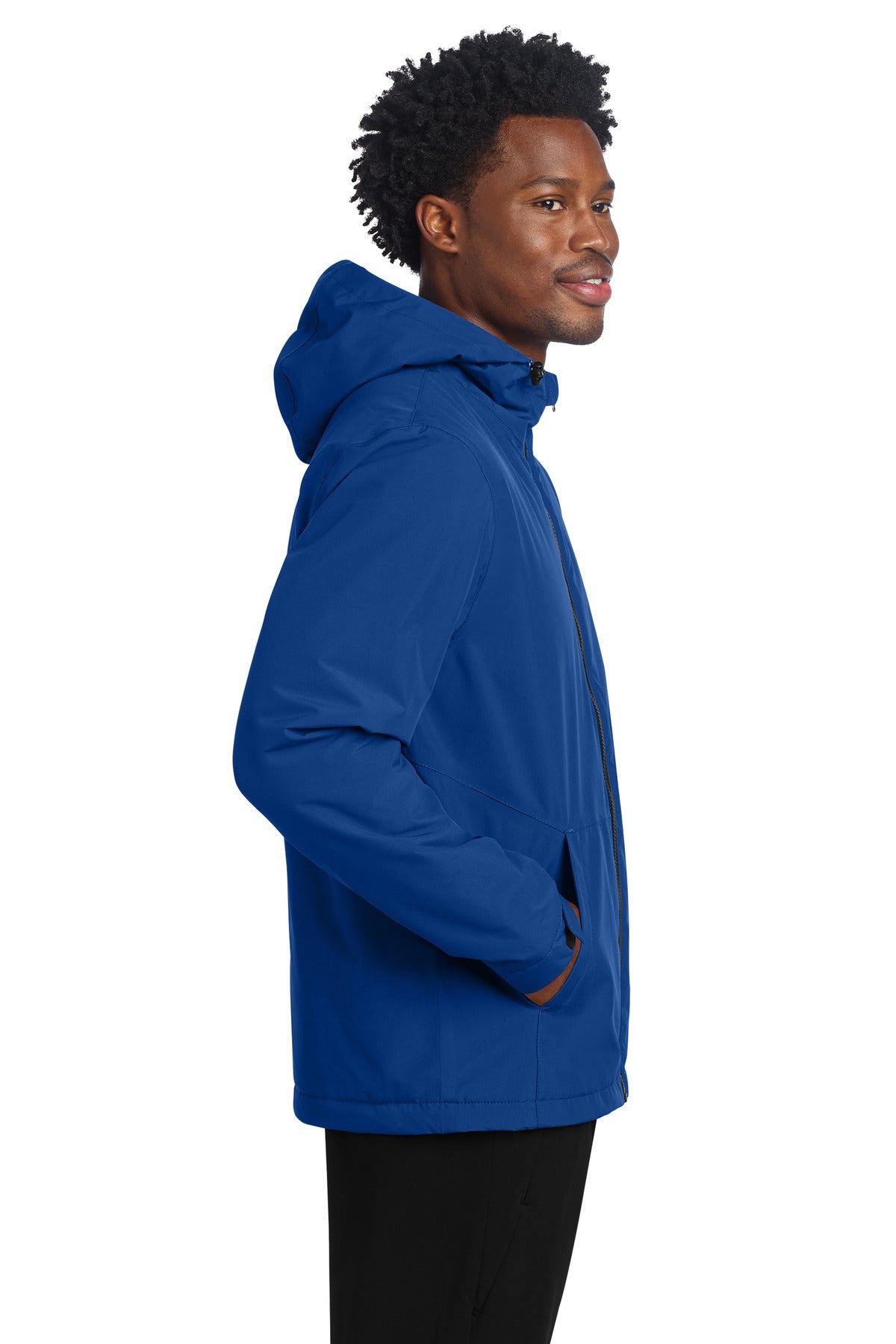 Sport-Tek Waterproof Insulated Jacket JST56 - True Royal - side