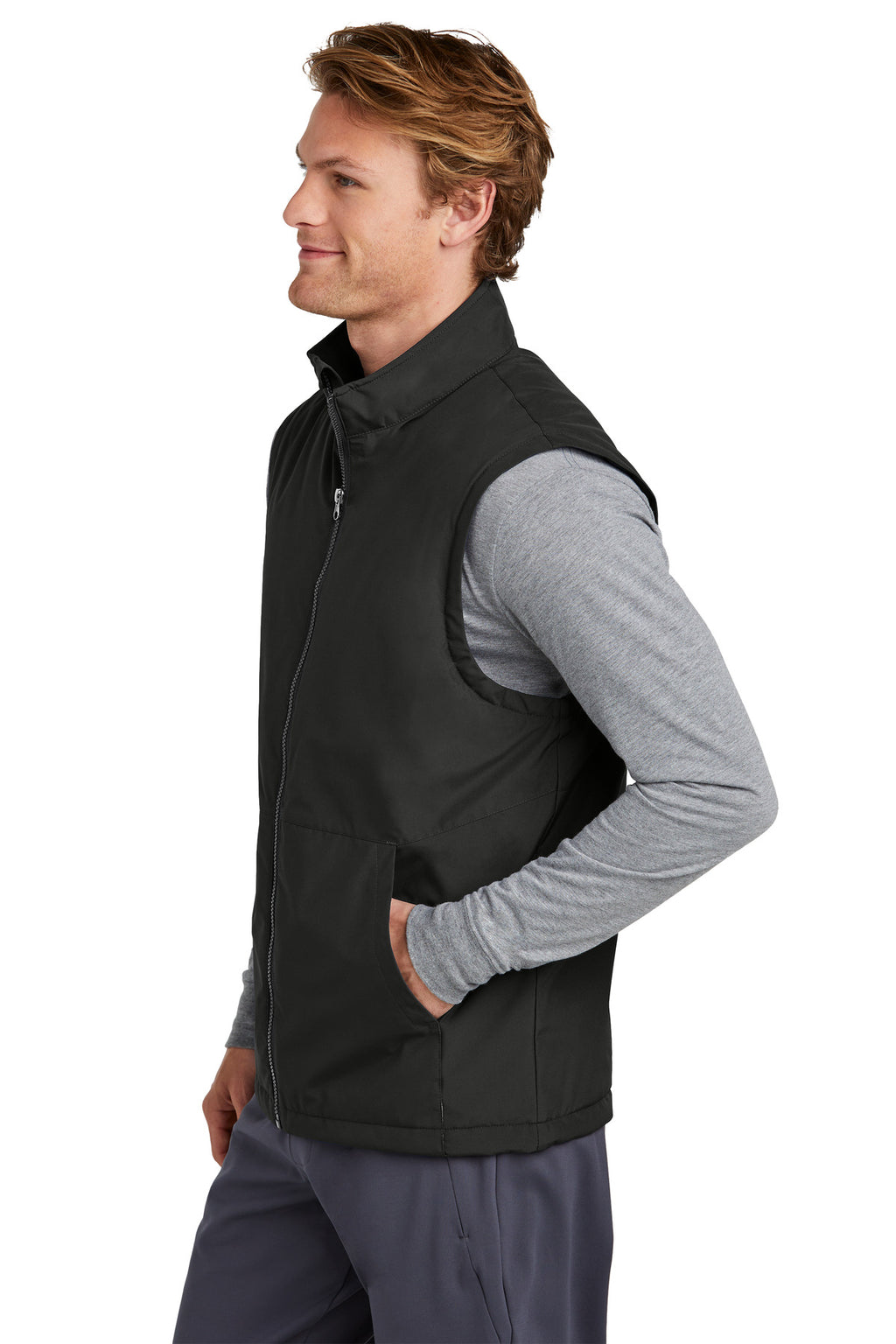 Sport-Tek Insulated Vest JST57 - Black - side